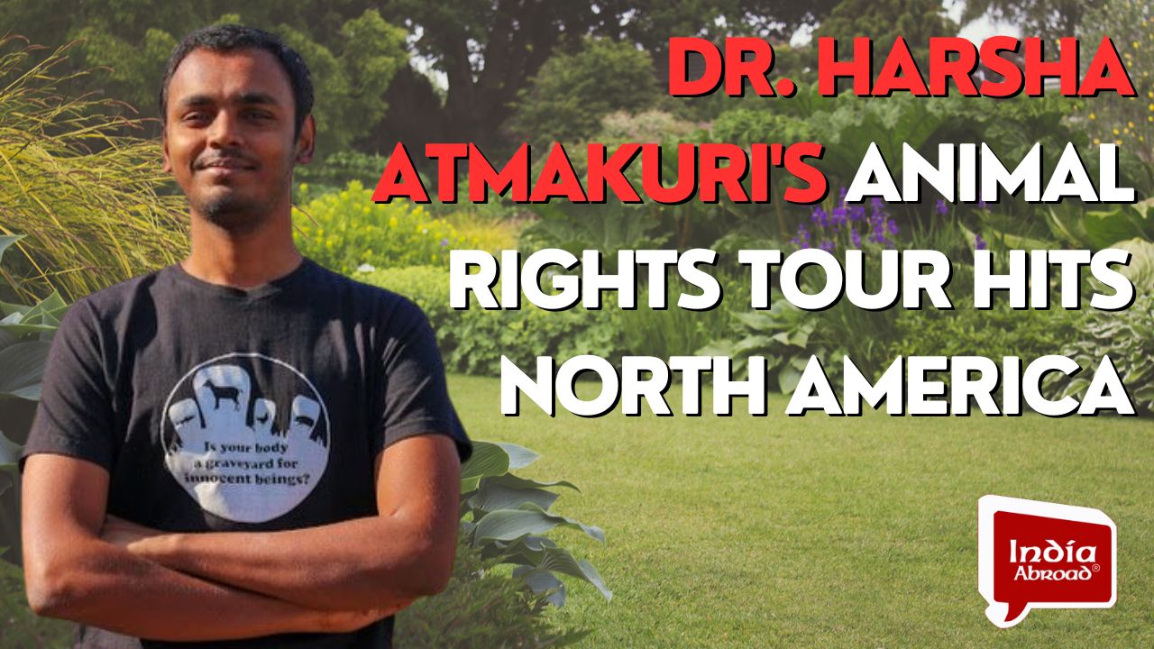 Dr. Harsha Atmakuris animal rights tour hits North America